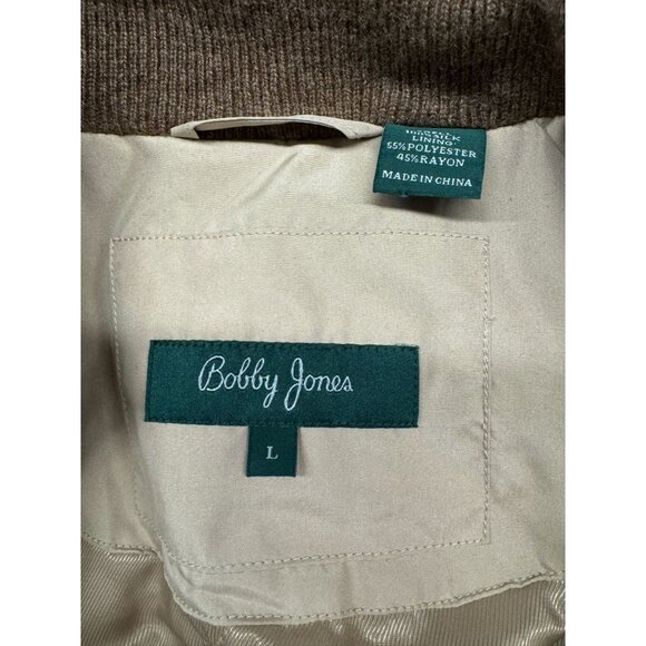 BOBBY JONES SILK LINED GOLF RETRO BOMBER CLASSIC FIT MINIMALIST GOLFCORE JACKET - Picture 8 of 8